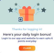 cashngifts daily login bonus
