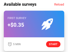 first survey
