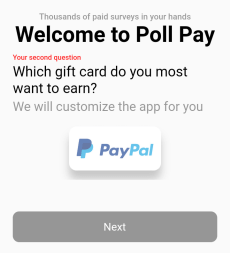 poll pay reward goal