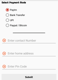 add payment mode