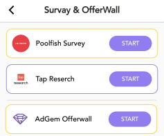 surveys and offerwall