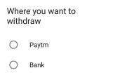 withdrawal method