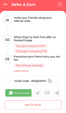 pocket charge referral code