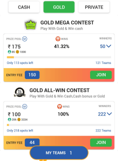 gold contests