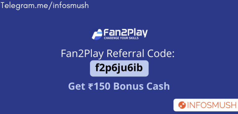 Read more about the article Fan2Play Referral Code | Get ₹150 Bonus | Apk Download