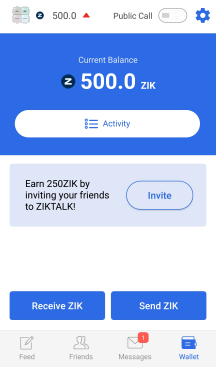 ziktalk refer and earn