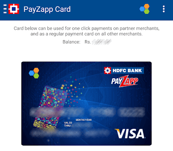 payzapp visa debit card