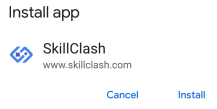 install skillclash app
