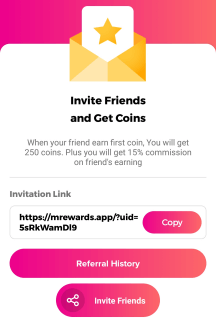 mrewards refer and earn